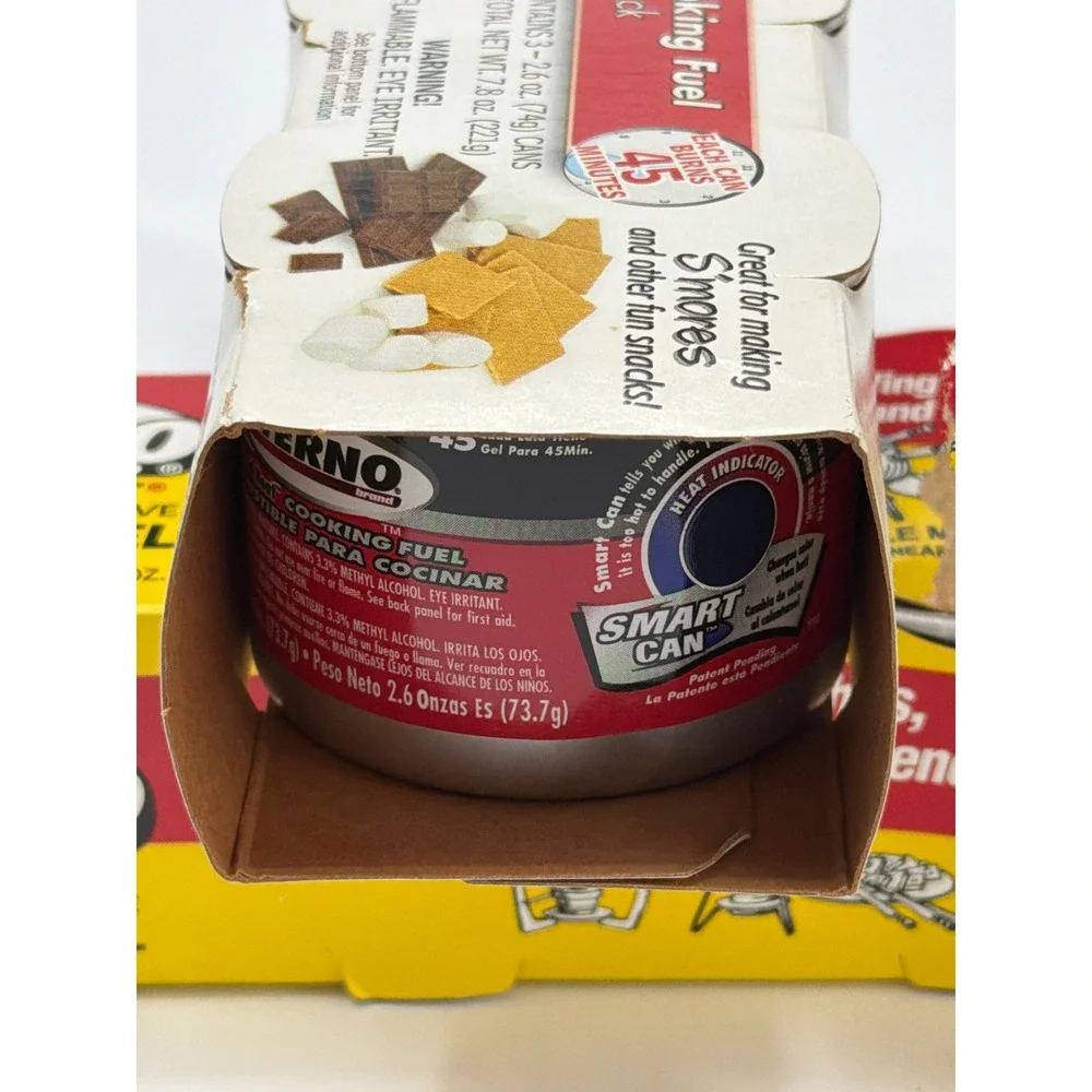 Sterno Canned Heat Cooking‎ Fuel 5 Pack Smart Can Chafing Fondue Portable Stove